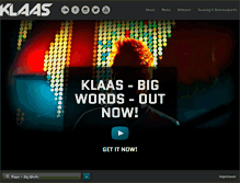 Tablet Screenshot of klaas-music.de